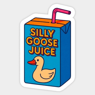 Silly Goose Juice Sticker